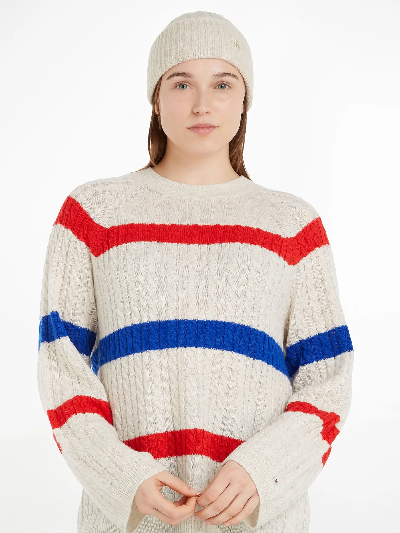 TOMMY HILFIGER | Mütze - Haube | creme